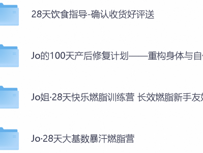 减脂28天蜕变计划