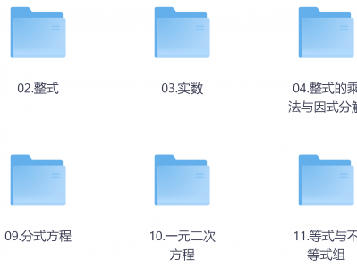 199收集的初中全套数学 (227节)
